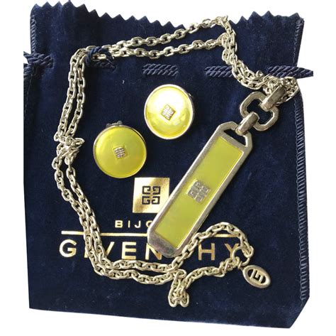 givenchy necklace ebay|Givenchy necklace and earring set.